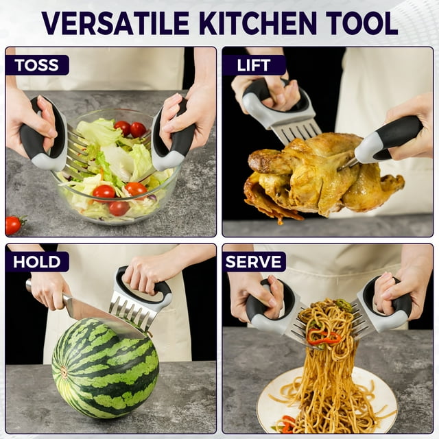 CHEFSPOT Stainless Steel Meat Shredder Claws with Ultra-Sharp Blades