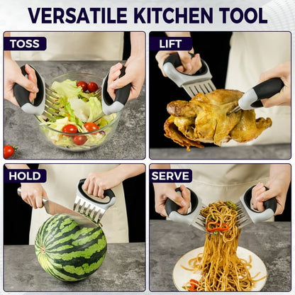 CHEFSPOT Stainless Steel Meat Shredder Claws with Ultra-Sharp Blades