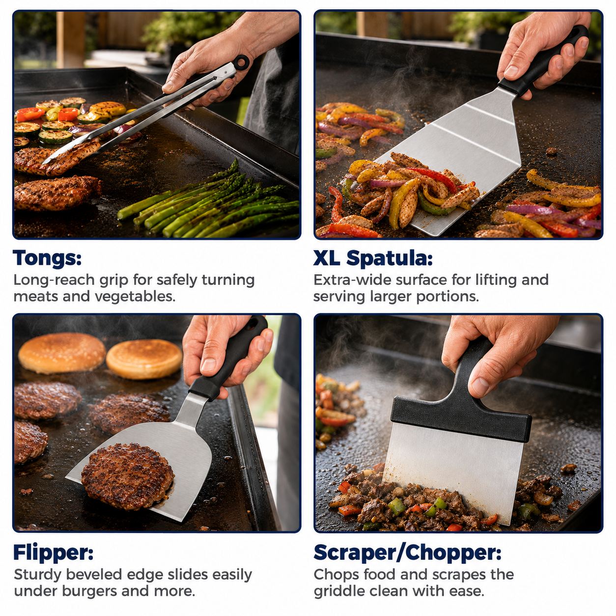 CHEFSPOT Ultimate 233-Piece Griddle Accessories Kit for Blackstone Flat Top Grills with Carry Bag