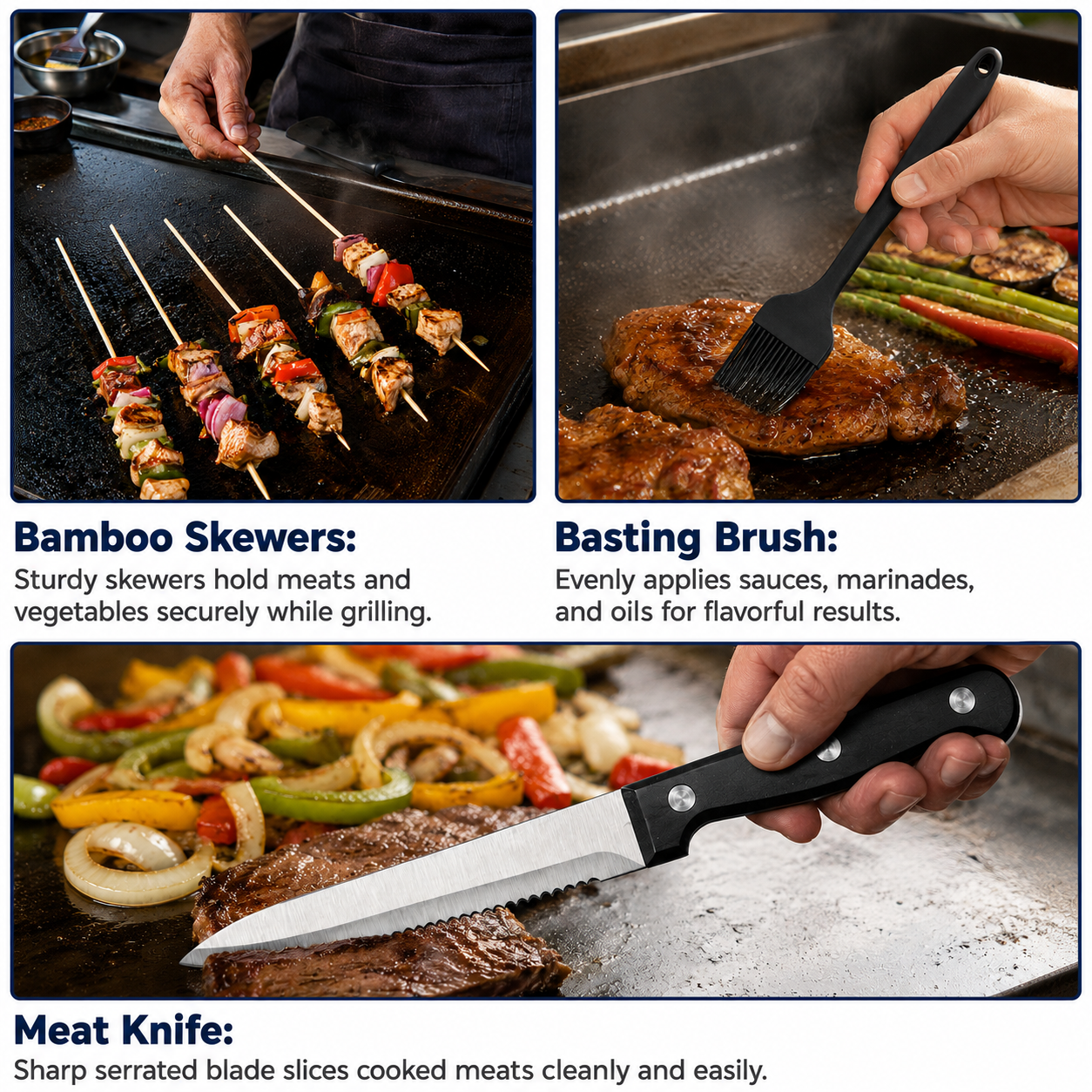 CHEFSPOT Ultimate 233-Piece Griddle Accessories Kit for Blackstone Flat Top Grills with Carry Bag
